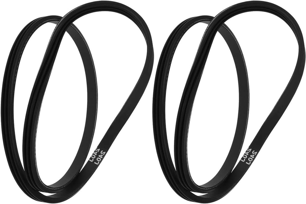 Aandrijfriem Rubber - V-riem Grasmaaier - Krachtoverbrenging Machines - 3 Ribben Profiel - 610 mm Omtrek - Zwart — afbeelding 1