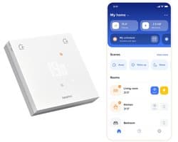 Netatmo Slimme Thermostaat ORIGINAL – Bedrade Smart Thermostaat – App Bediening, Energiebesparing & Verbruiksinzicht – Matter Compatibel – Werkt met Apple Home, Google Home, Alexa – Wit