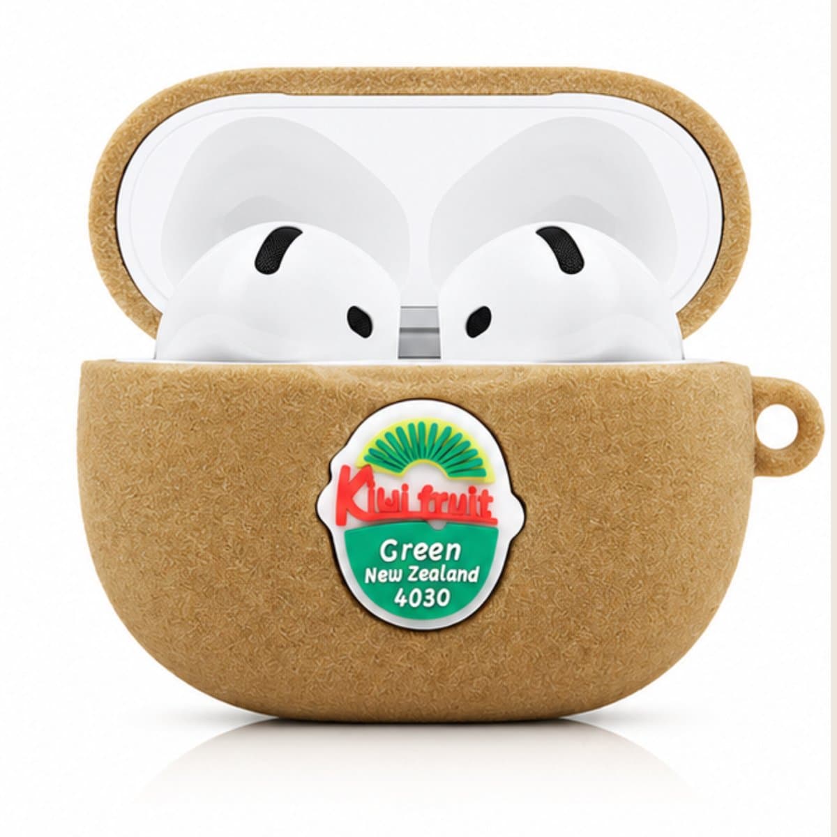 Grappige Kiwi Case voor AirPods 4 – Zachte Siliconen Beschermhoes met Uniek Kiwi Design, Shockproof, Lichtgewicht en Cadeauwaardig — afbeelding 1