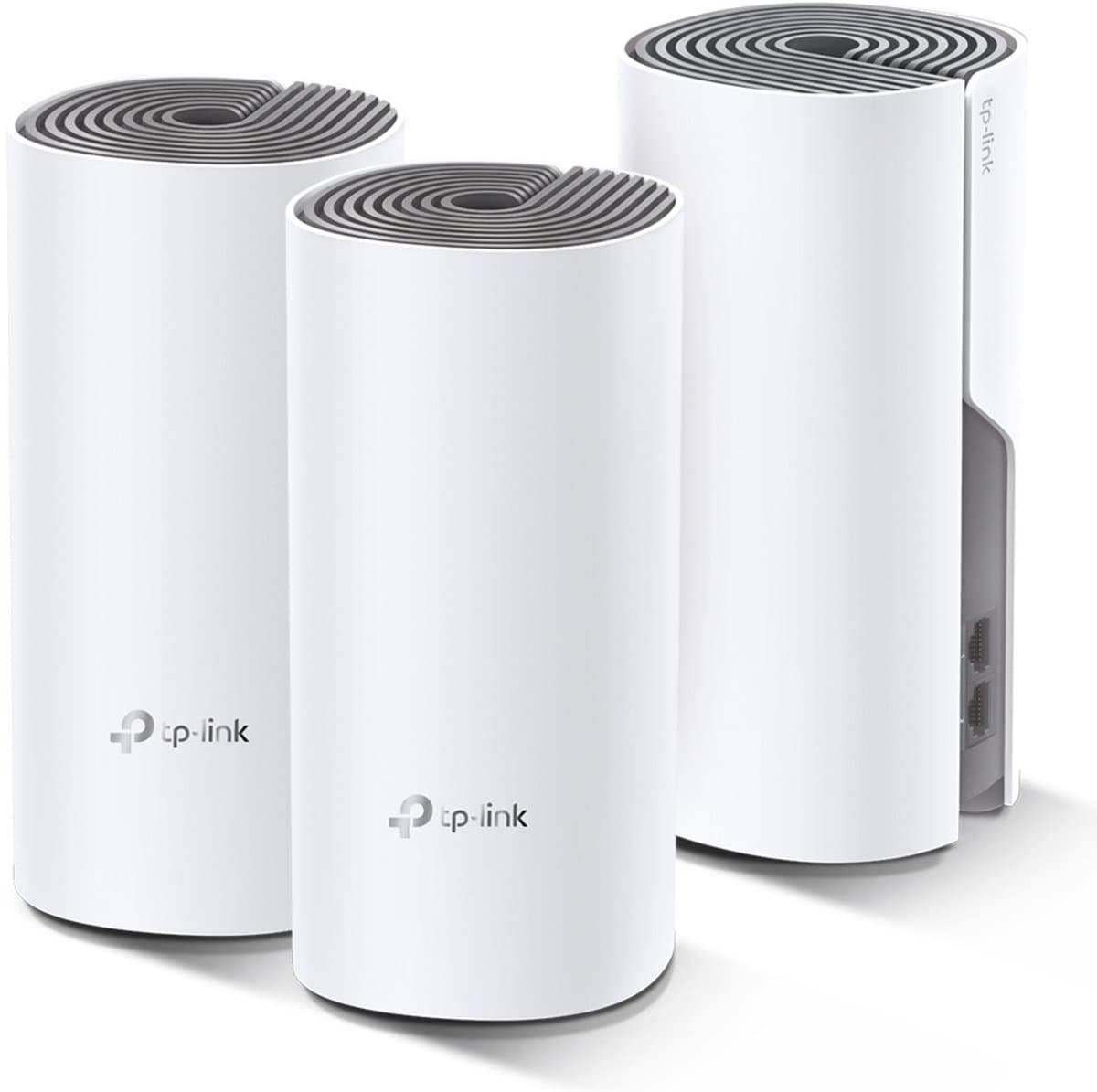 TP-Link Deco E4 (3-pack) Dual-band (2,4 GHz / 5 GHz) Wi-Fi 5 (802.11ac) Wit, Grijs 2 Intern — afbeelding 1