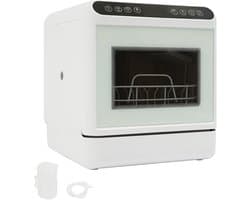 Draagbare Vaatwasser - Mini Vaatwasser - Keuken Reinigen - 6L Watertank - 46 x 41 x 46 cm - Wit