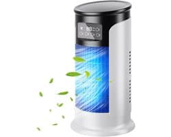 Draagbare Airconditioner | USB Persoonlijke Mini Airco Ventilator - Stille Timer Ruimteverkoeling Compacte 300ml Waterreservoir Persoonlijke Koeler Voor Slaapkamer Auto En Buitenshuis