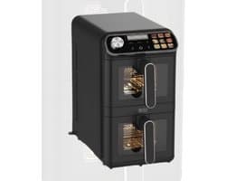 CLVP® Airfryer XXL - Dubbele Mand Airfryer
