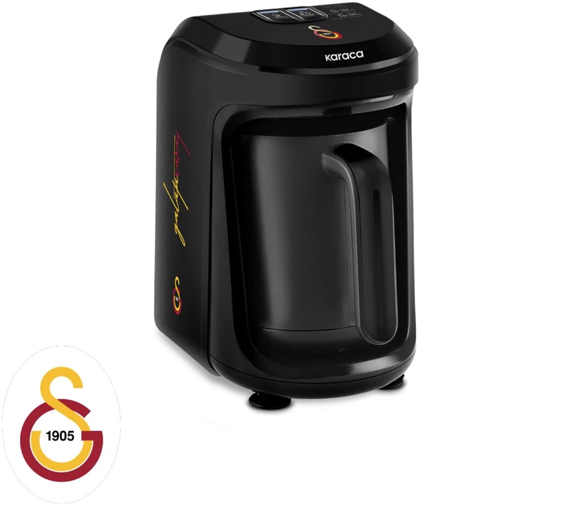 Karaca x Galatasaray Gelicentieerde Hatır Hüps Turkse Koffiemachine met Melkfunctie en Clublied — afbeelding 1