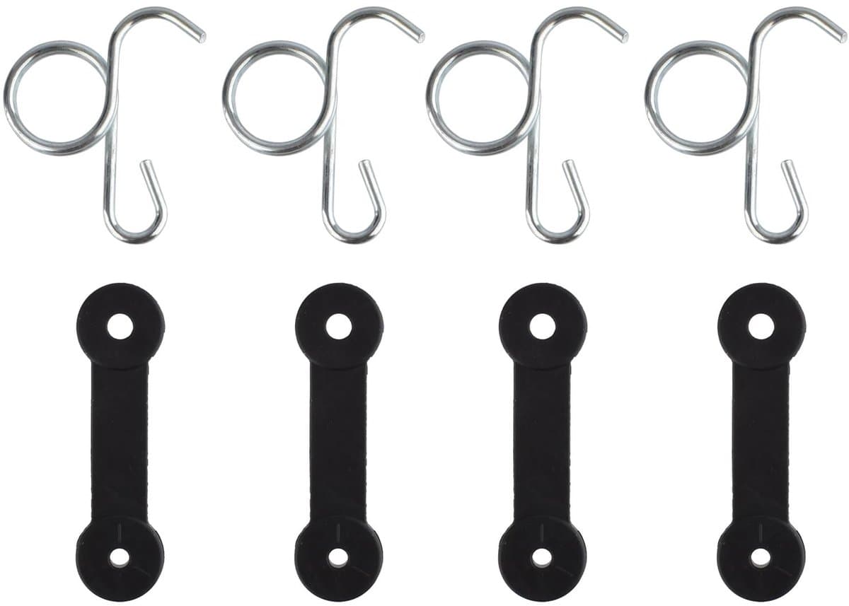 Dailygoods- Grasklep 4x Vergrendeling - 4x Haak - Vervanging voor Husqvarna - Onderdeelnummer 532160793 - Geschikt voor 42"/46" Dekken - Compatibel met Diverse Modellen — afbeelding 1