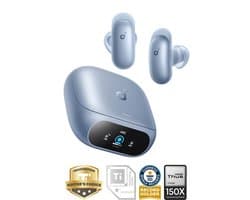 soundcore Liberty 5 Pro by Anker - Anker Thus Al Chip - Kristalheldere Gesprekken - Noise Cancelling Oordopjes - Draadloze Oordopjes - ANC Met 6 - 5 U/28 U:Speeltijd - Snelladen - Draadloos Opladen