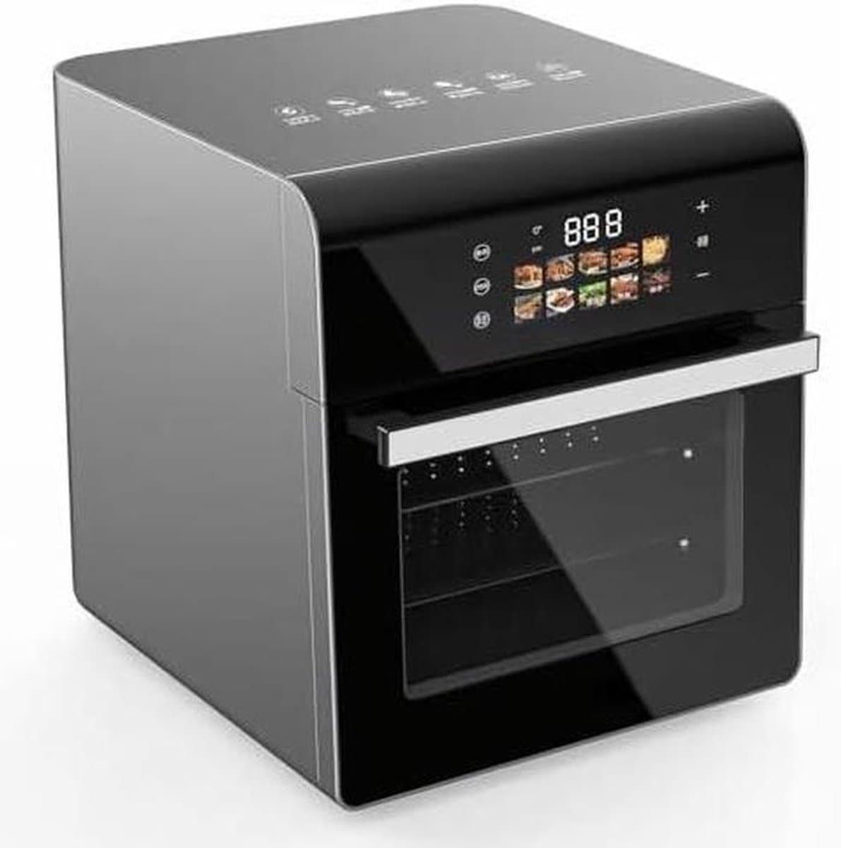 Heteluchtfriteuse Oven - Digitale Airfryer - Vetarm Koken - 360° Hetelucht - 15 Liter - Zwart — afbeelding 1