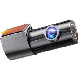 DnA® Dashcam - Dashcam Voor Auto - Dashcams - Dashcam Voor Auto Voor en Achter - Dashcam Draadloos - Zwart - 22cm x 14cm x 6cm