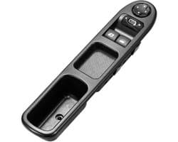 Schakelaar voor het openen en sluiten van het linker voorraam 6554.QC, geschikt voor Peugeot 207 en Citroën C3.