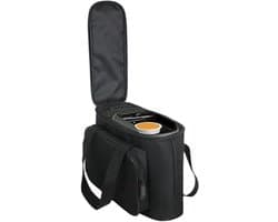 Reistas Koffiezetapparaat - Draagbare Opbergtas - Koffie Onderweg - Compacte Opslag - 24W x 6H cm - Zwart