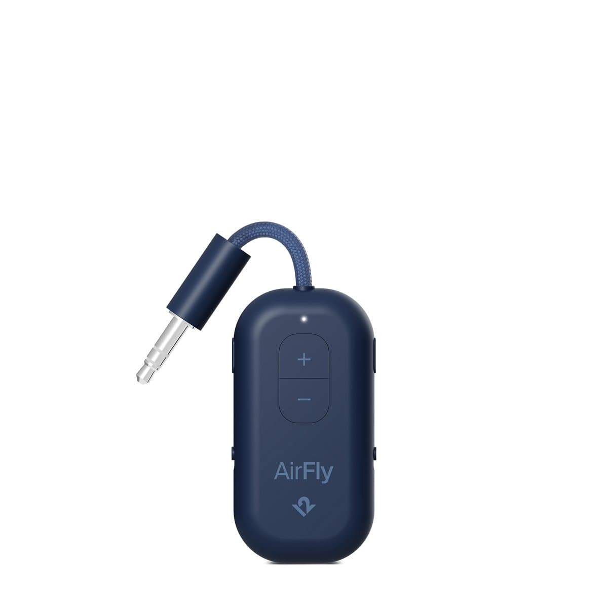 Twelve South AirFly Pro 2 – Geniet van In-Flight Entertainment met Draadloze Hoofdtelefoons – Koppel Twee Sets Draadloze Hoofdtelefoons voor Gedeeld Luisteren – Meer dan 25 Uur Batterijduur - Blauw — afbeelding 1