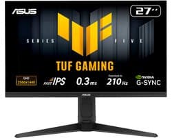 ASUS TUF Gaming VG27AQL5A - QHD Gaming Monitor - 210 Hz - FreeSync Premium - USB Hub - 27 inch