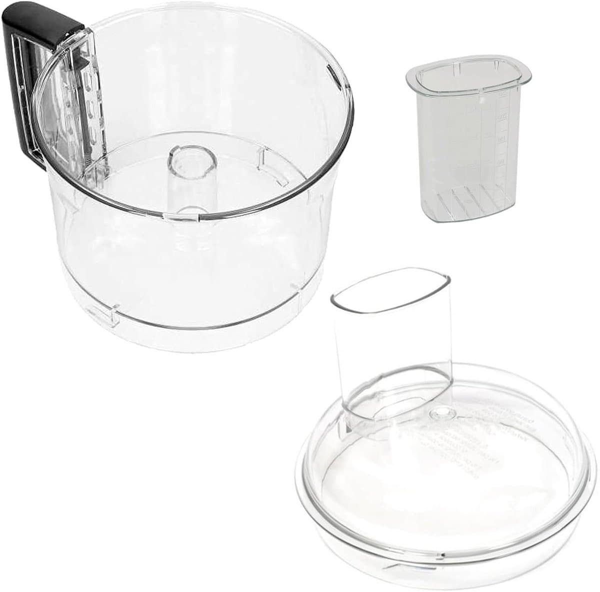 Mengkom Keukenmachine - Reservekom Deksel - Koken Ingrediënten Mengen - Premium Kwaliteit - 4200 XL Serie - Transparant — afbeelding 1