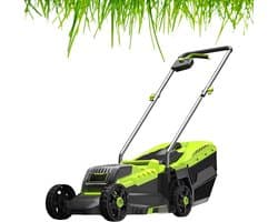 Elektrische Grasmaaier - Grasmaaier op Accu - Gazon Onderhouden - Borstelloze Motor - 45 L Opvangbak - Grijs