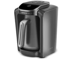 Karaca Hatir Neo Turkse Koffiemachine met Melk – Space Grey – 1-5 Kopjes – Automatisch – Elektrische Cezve – Kozde Functie – Overkookbeveiliging