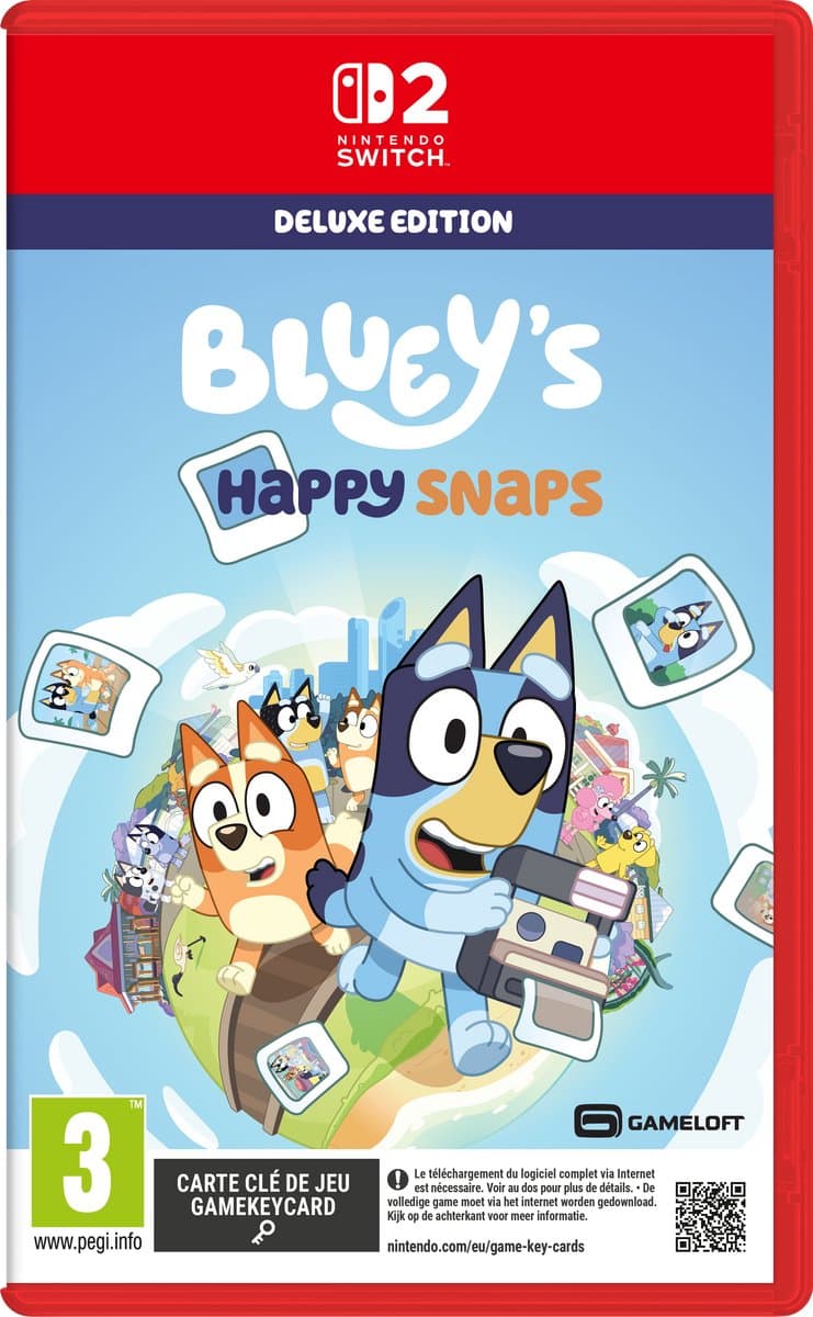 Bluey's Happy Snaps - Day One Deluxe Edition - Nintendo Switch 2 — afbeelding 1