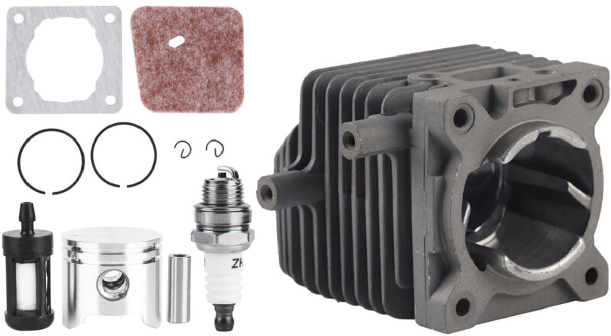 Geschikt voor Stihl FS75 FS80 FS85 HS75 34mm grasmaaier cilindermontage zuigerset — afbeelding 1