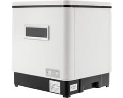 Tafelvaatwasser - Kleine vaatwasser - Keuken opruimen - Energiezuinig en waterbesparend - 42 x 38 x 46 cm - Wit