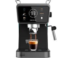 Cecotec Power Espressomachine - ColdBrew Systeem - Ingebouwd Stoompijpje en Kopjesverwarmer - Touchscreen Bediening en Afneembaar Reservoir