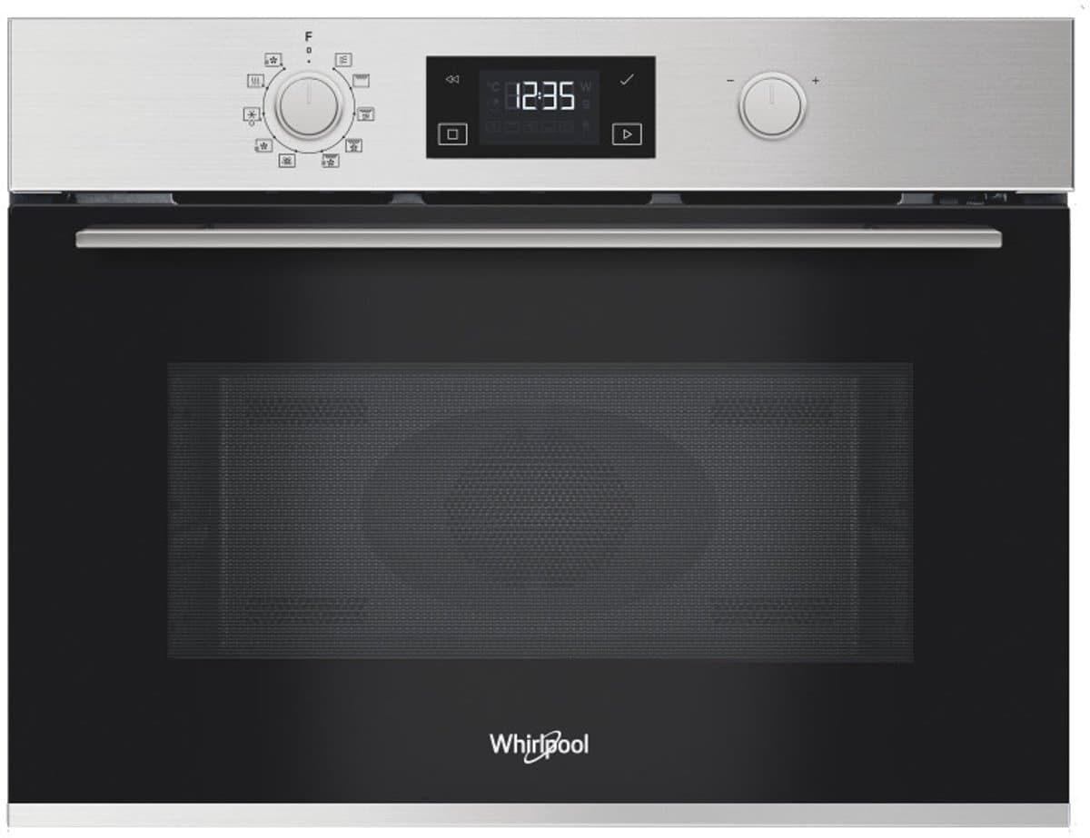 Whirlpool MBP A540 X Combinatie-magnetron - 40 liter inhoud - 1000 W magnetron - Convectie - Roestvrij staal — afbeelding 1