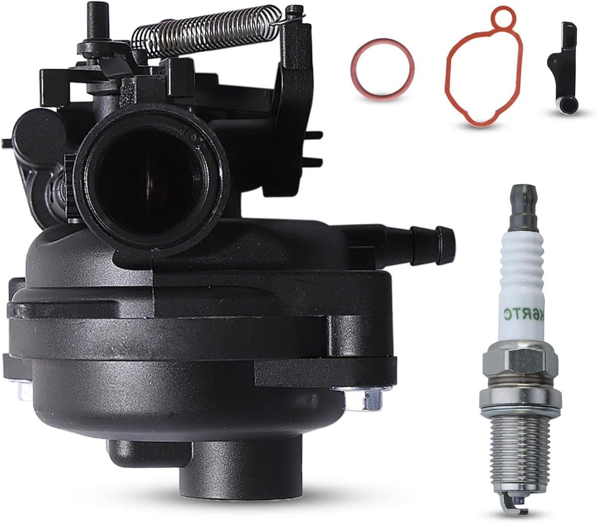 Carburateur voor grasmaaier modellen 550EX, 625EX, 675EX en 725EX inclusief bougie als reserveonderdeel voor optimale prestaties — afbeelding 1