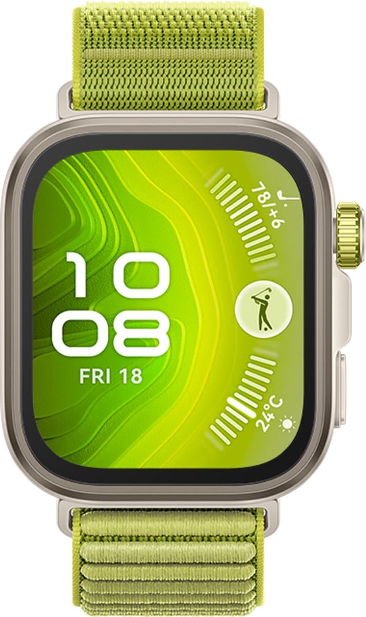 HUAWEI FIT 4 Pro Smartwatch Groen — afbeelding 1