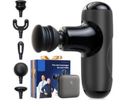 Kavora® Massagengun - Massage Gun - Massage Pistool - Zwart - 14cm x 11cm x 5cm