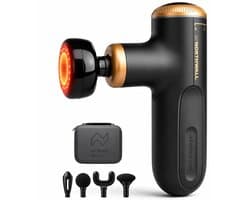 Northwall G2 Gold Series - Professioneel Massage Gun met Variabele Amplitude - Massage Apparaat - Infrarood Massagekop - Massage Pistool Inclusief Koffer - 5 Opzetstukken