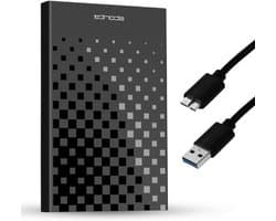 Externe Harde Schijf - Draagbare Opslag - Data Back-up - Plug en Play - 500 GB - Zwart