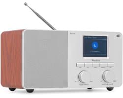 Audizio Rosta DAB radio - Digitale radio met Bluetooth - 40W - Zilver