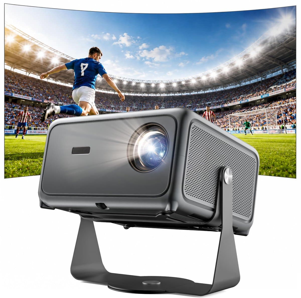 Beamer 1500 ANSI Lumen - Full HD 1920 x 1080 Resolutie - LED - Voor Thuisbioscoop En Gaming — afbeelding 1