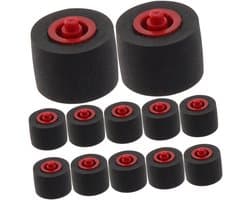 12stuks Pinch Roller Voor Videorecorder Duurzaam Handig Vervangingsonderdeel Voor Tape Cd-spelers Compact Ontwerp Gemaakt Van