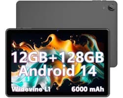 10 Inch Android Tablet met 12GB RAM en 128GB Opslag - Octa Core 1280x800 IPS HD