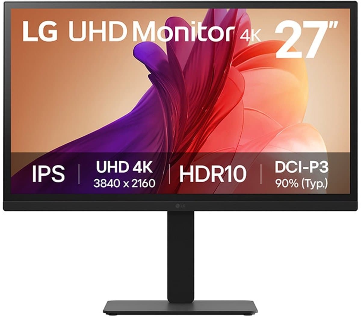 LG 27BA45U-B computer monitor 68,6 cm (27") 3840 x 2160 Pixels 4K Ultra HD Zwart — afbeelding 1
