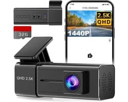 Lexium Dashcam - Daschcams - Auto - Camera - Vooruit - Achteruit - Video - Autobeveiliging - Parkeerbeveiliging - Recording - Dag en Nacht - Schadepreventie