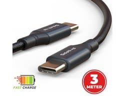 ProFPS USB-C naar USB-C Kabel 3M – Voor PlayStation 5 (PS5) – 240W – 20Gbps