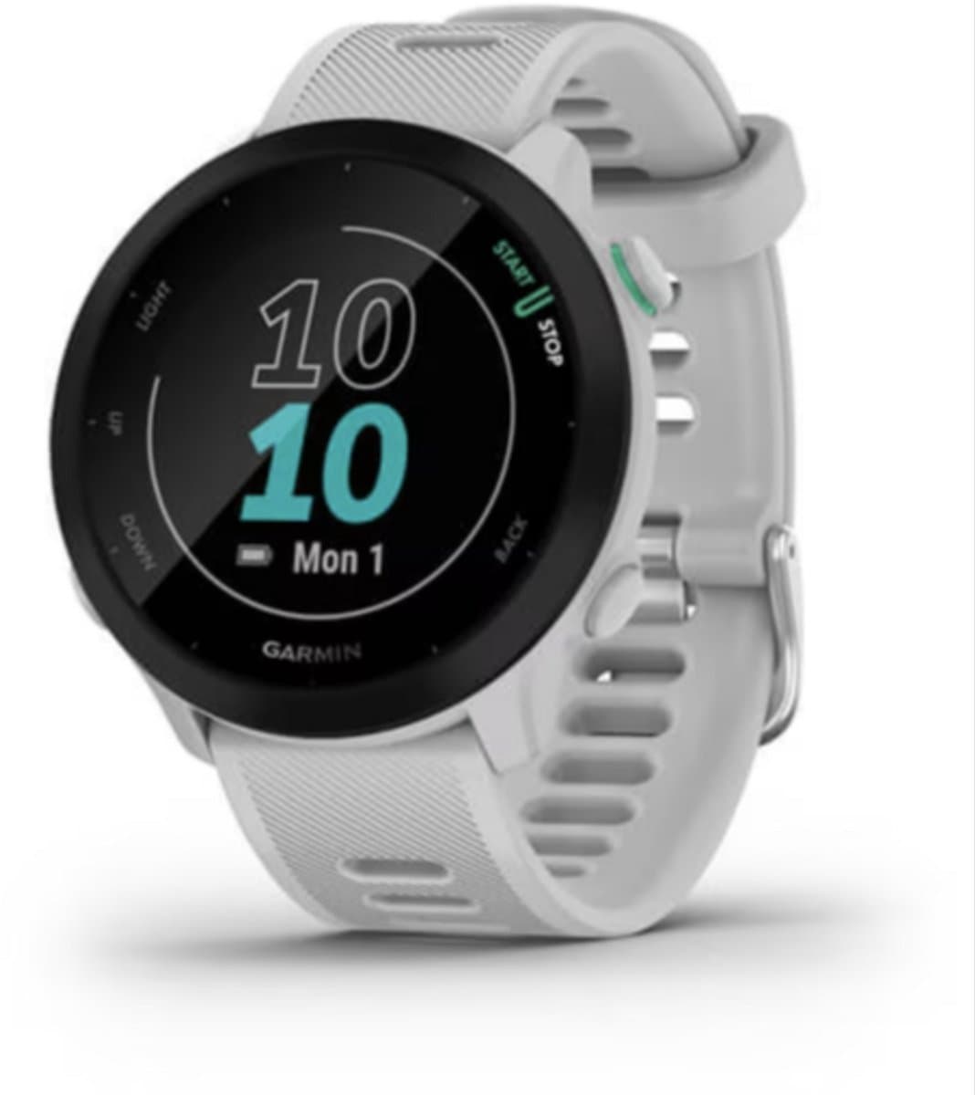 Garmin Forerunner 55 - Sporthorloge met GPS Tracker - Geschikt voor Hardlopen - 42mm - Whitestone — afbeelding 1