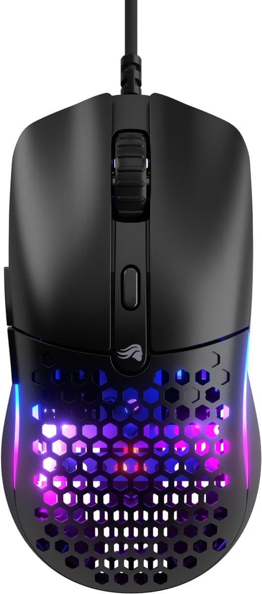 Glorious Gaming Model O Eternal - Bedrade Gaming Muis - 12K DPI - Ultralicht 55 g - Optisch - RGB - Zwart — afbeelding 1