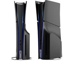 Playstation 5 Slim Faceplates Disc Edition (niet geschikt voor standaard PS5 & PS5 Pro) - Inclusief Mid Skin - Accessoires - Faceplate - Cover - Plate - Skin - Zwart