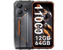 OSCAL MARINE 2 Robuuste Smartphone - 12GB RAM - 64GB ROM - 11000mAh - Gemini AI - 6.56 Inch - IP68 Waterdicht - Dual SIM - Android 15 - NFC - Oranje