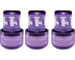 3 x HEPA Filter geschikt voor Dyson V12 Detect Slim & Absolute motor filter-Vervanging onderdelen 971517-01