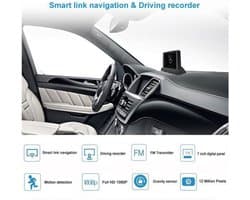 M-USE GR-7 Smart Link Navigatino - on-board camera met dashboard scherm + ext. video