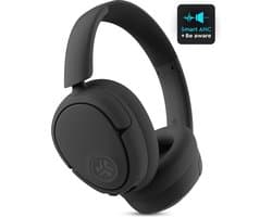 JLab Jbuds Lux ANC Draadloze Koptelefoon Bluetooth - Active Noise Cancelling Over Ear Hoofdtelefoon - 70 uur Batterijduur - Be Aware Audio - Multipoint - Aanpasbare Equalizer - Inklapbaar - Zwart