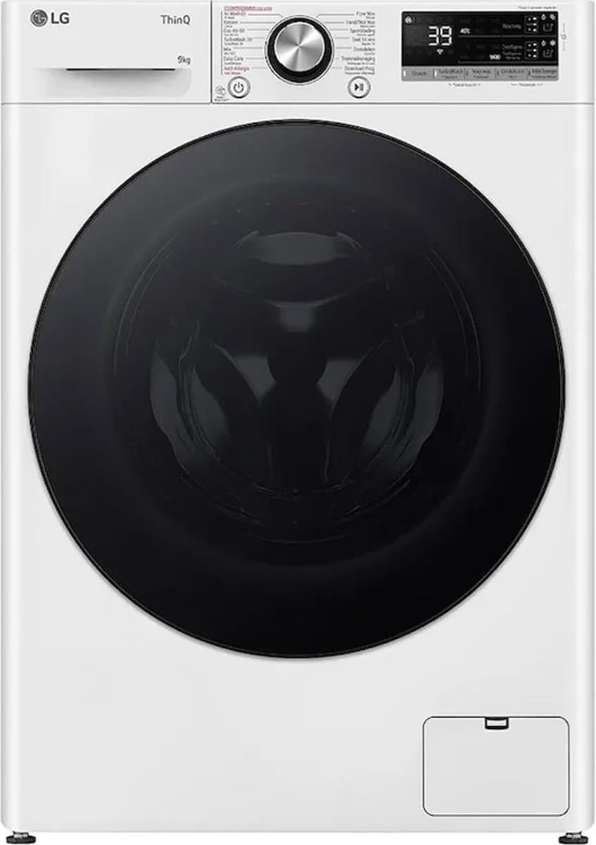 LG F4WR7009SYW wasmachine | 9 kg | 40% zuiniger dan A | Turbowash — afbeelding 1