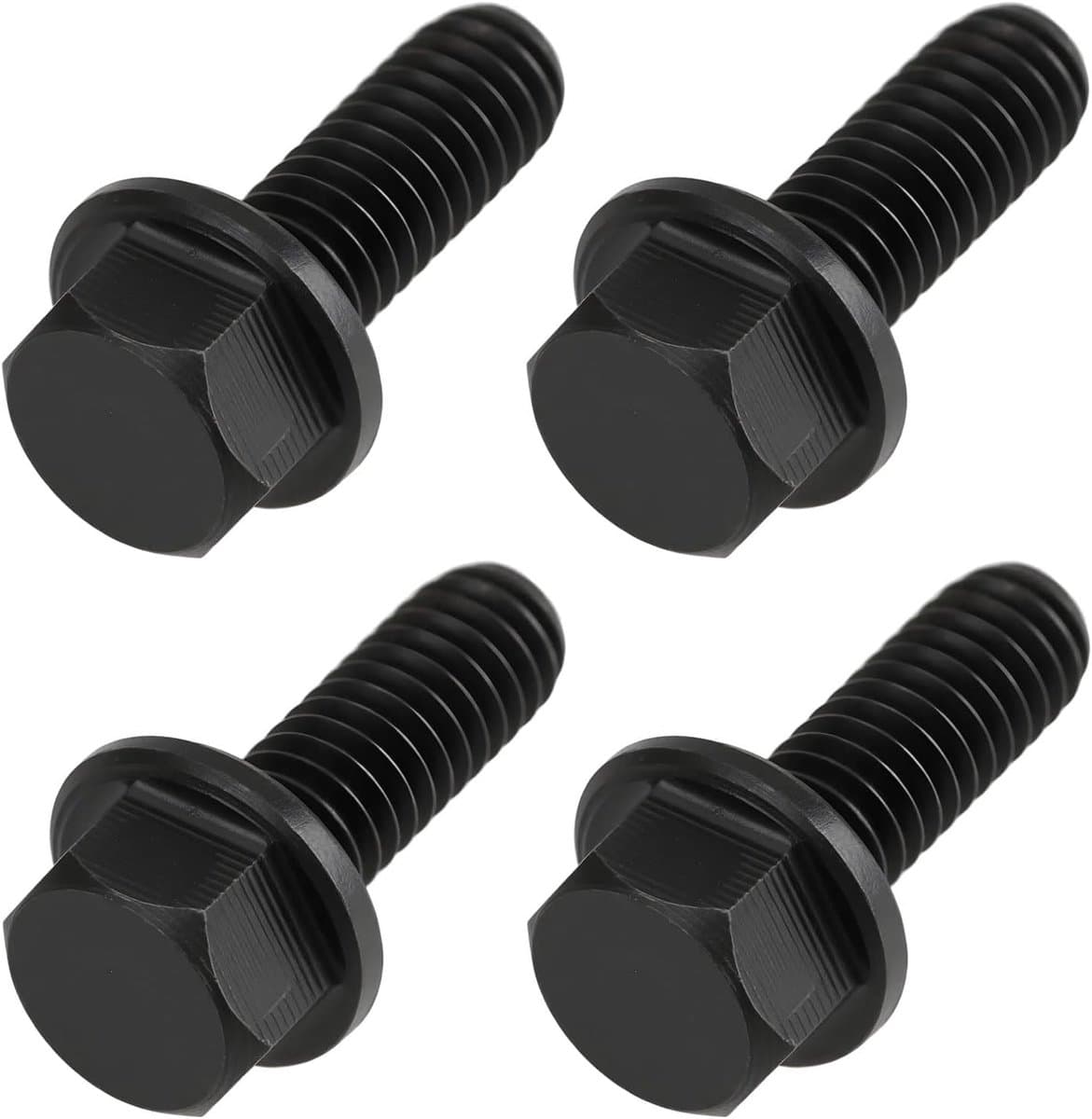 SnelShoppen - 4 Stuks Grasmaaier Spindel Schroef 5/16-18x7/8" Precisie Bevestigingsschroeven voor Toro, Hoogwaardig Metaal, Duurzaam en Corrosiebesten — afbeelding 1
