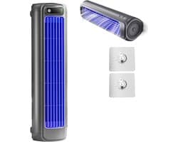 draagbare airconditioner/luchtkoeler met drie windsnelheden, geen installatie nodig, USB-oplaadbaar, draagbare torenventilator voor op het bureau, voor slaapkamer, kantoor en thuis(zwart)