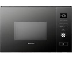 Magnetron Oven - Inbouw Magnetron - Snel Eten Bereiden - Met Grill Functie - 20 Liter - Zwart Glas