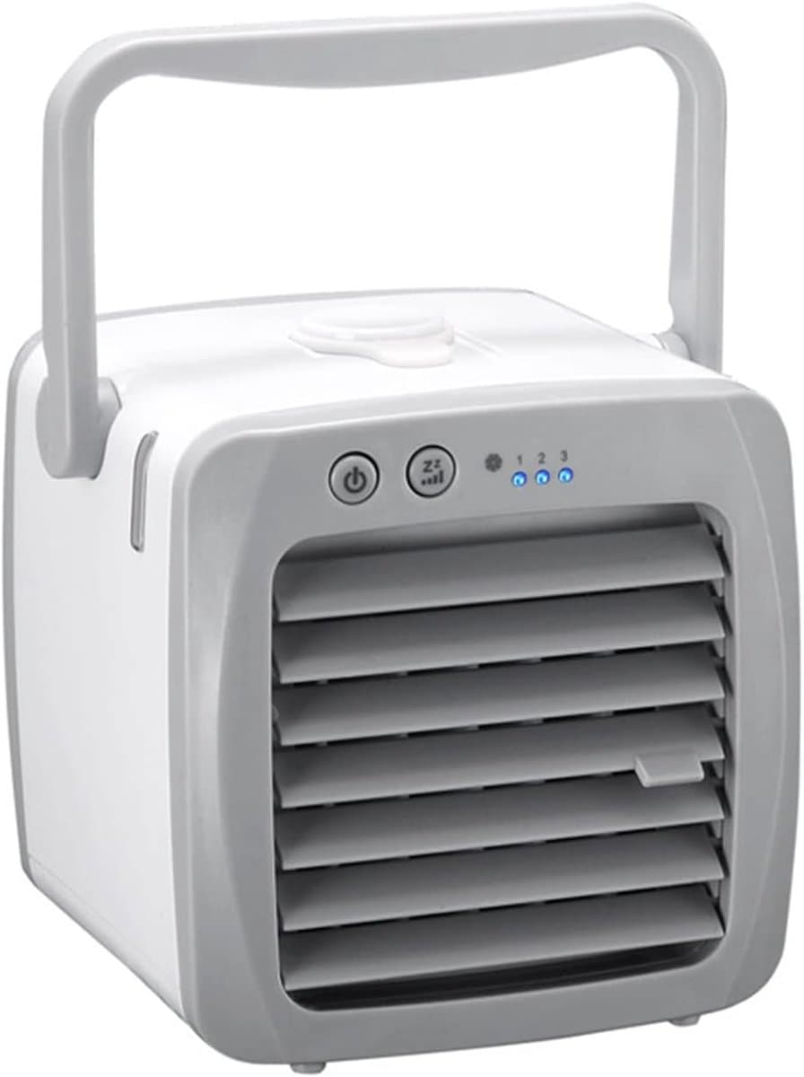 Airconditioner Mini Airconditioner Air Cooler Fan Desktop Fan Thuis - wit — afbeelding 1