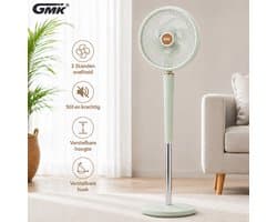Ventilator - Staande ventilator - 65Wat - 25CM - Groen - Tafelventilator