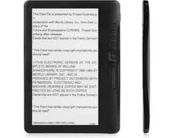 E-reader - 4 GB - 7 inch - E-readers & accessoires - Inclusief hoes & screenprotector - Inclusief oortjes - Luisterboeken - Zwart